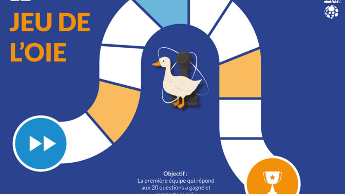 Visual of a goose game created for our Consulting teams' afterwork.