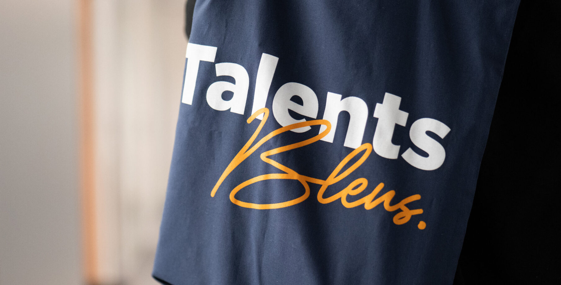 Tote-bag blue talents, included in the welcome pack